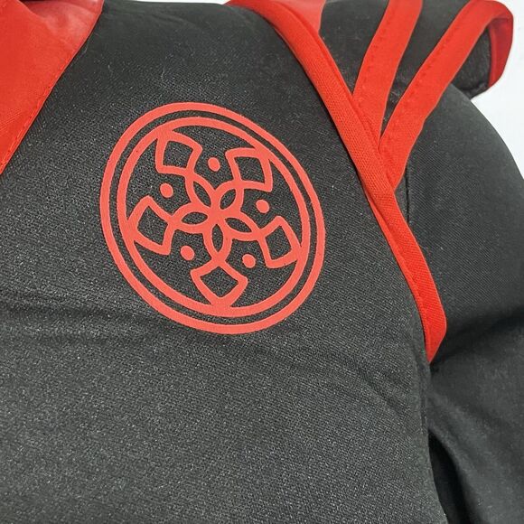 Spirit Halloween Samurai Warrior Costume Child Large 12-14 Red Black Armor EUC - Picture 3 of 10